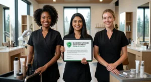 Professional Oregon Cosmetology Bloodborne Pathogens Training certificate for HLO license renewal